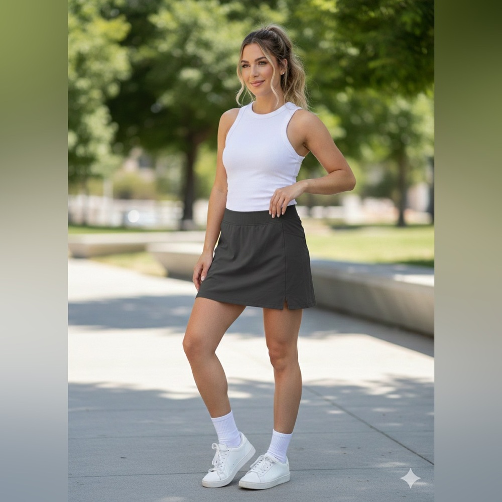 32 Degrees Cool Green Skort